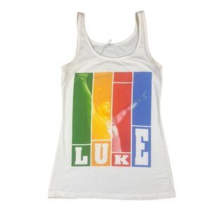 Luke Bryan Kick The Dust Up Tour Tank Top Size Medium